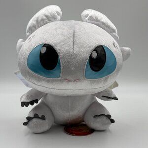 Universal Studio How To Train Your Dragon Light Fury Plush 10” Isle Of Berk EPIC